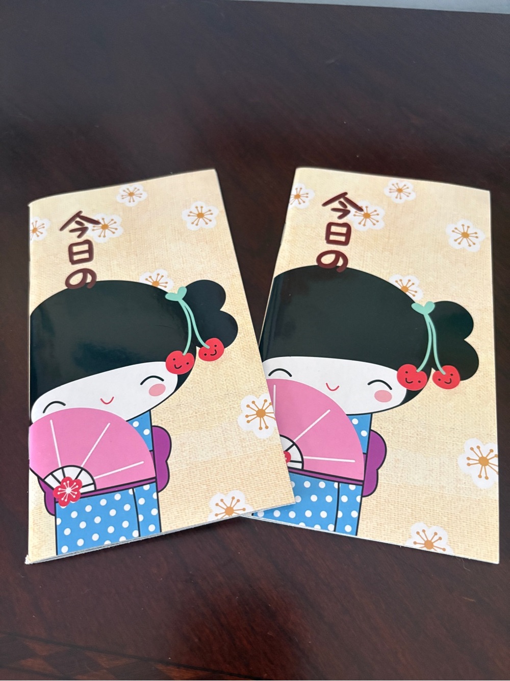 Kawaii Kimono Girls Japanese Diary- Set of 2